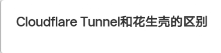 Cloudflare Tunnel 和 花生壳的区别-我爱云博客